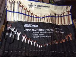 Two complete sets wrenches metric and standard