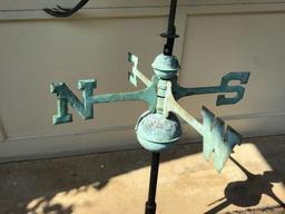 Copper weathervane