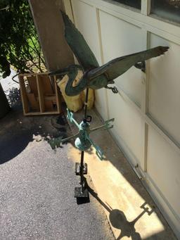 Copper weathervane
