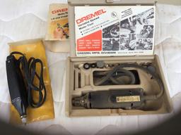 Two Dremel tools