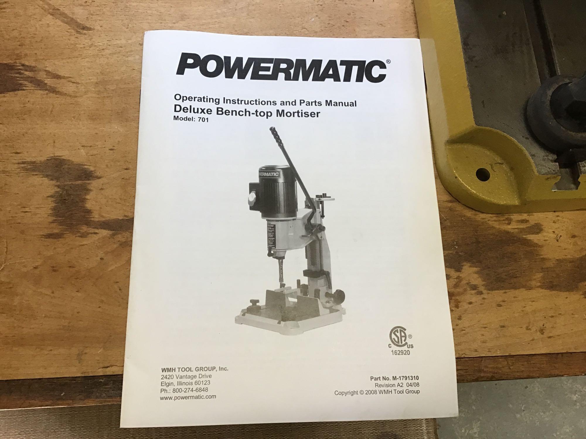 Powermatic Bench-top Mortiser