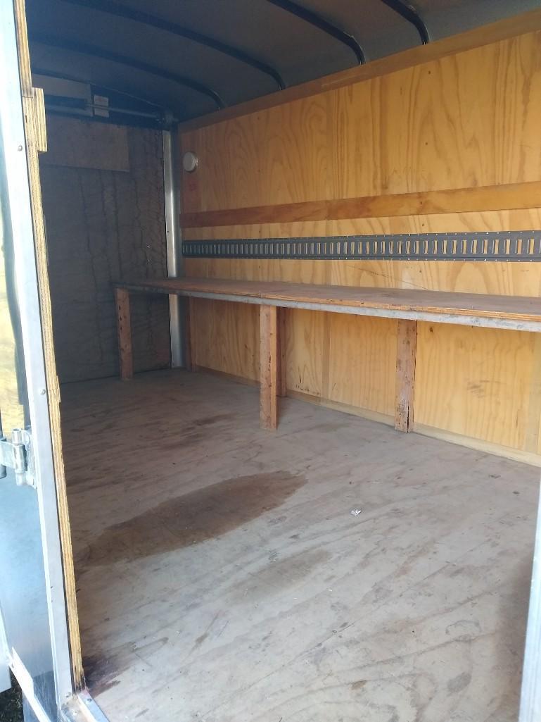 2009 Black Carry-On Cargo Enclosed Trailer 7X14