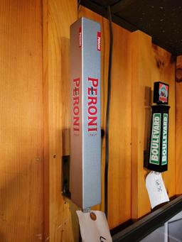 Peroni beer tap handle