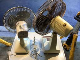 12 inch oscillating fan three speed and 10 inch oscillating fan 2 speed