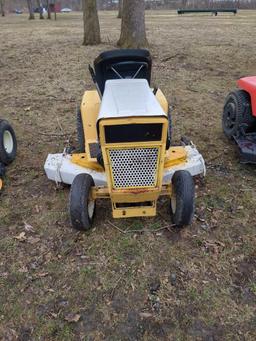 Cub cadet 126 starts runs drives and mows