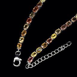 Natural Fancy Color Sapphire Bracelet