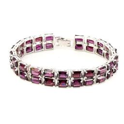 Natural Pink Raspberry Rhodolite Garnet 172 Ct Bracelet