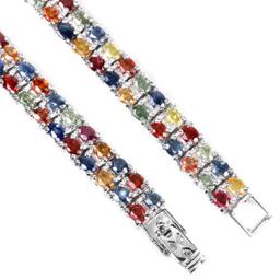 Natural MULTI COLOR  SAPPHIRE 146 Cts Bracelet
