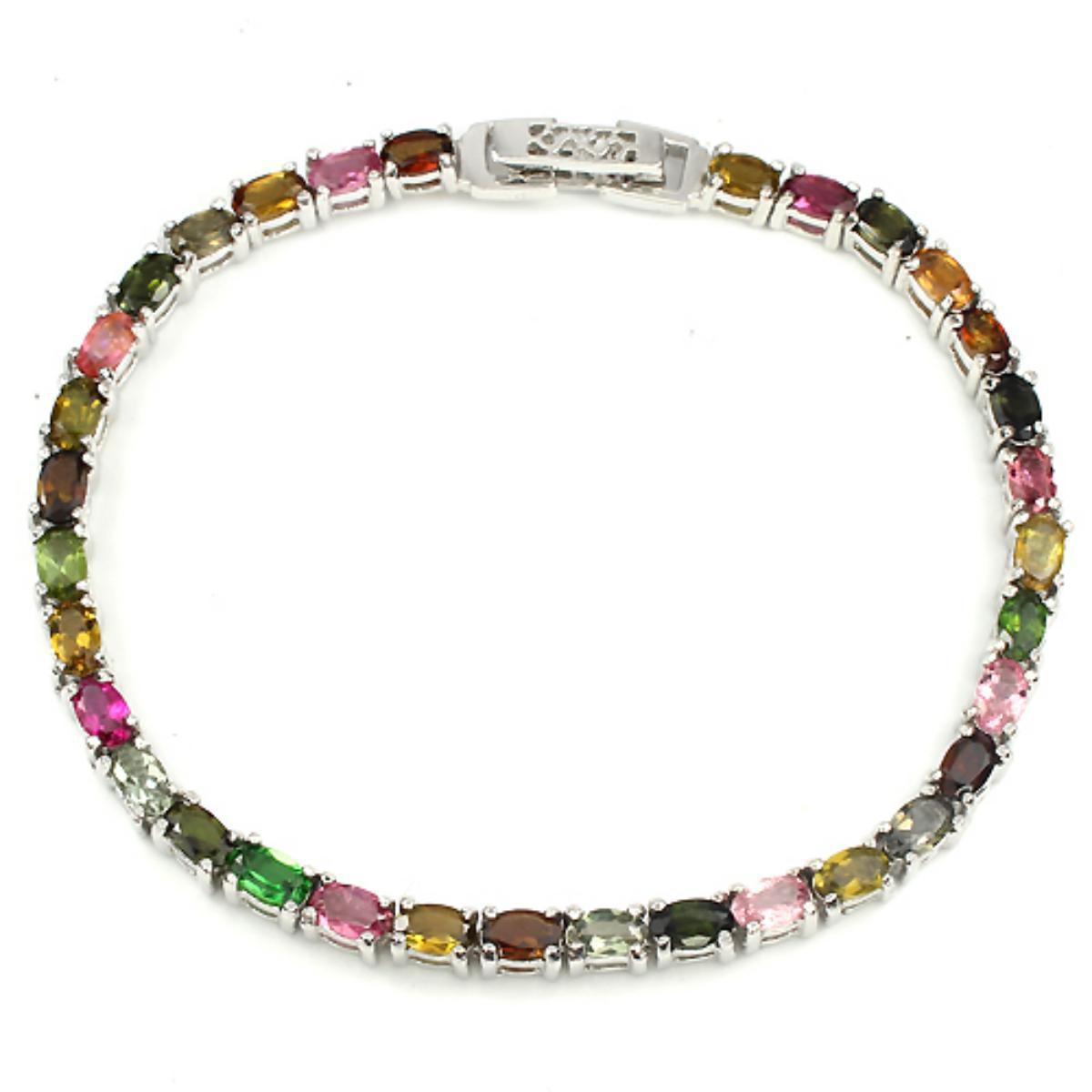 Natural Multi Gemstone Bracelet