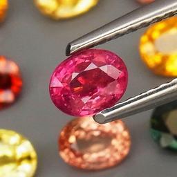 Natural  Fancy Color Sapphire  9Pcs/3.93Ct.