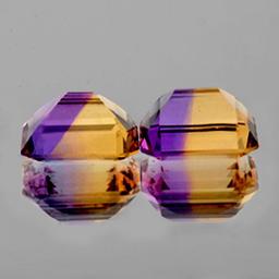 NATURAL TOP ANAHI AMETRINE Pair 14x12 Mm - FL
