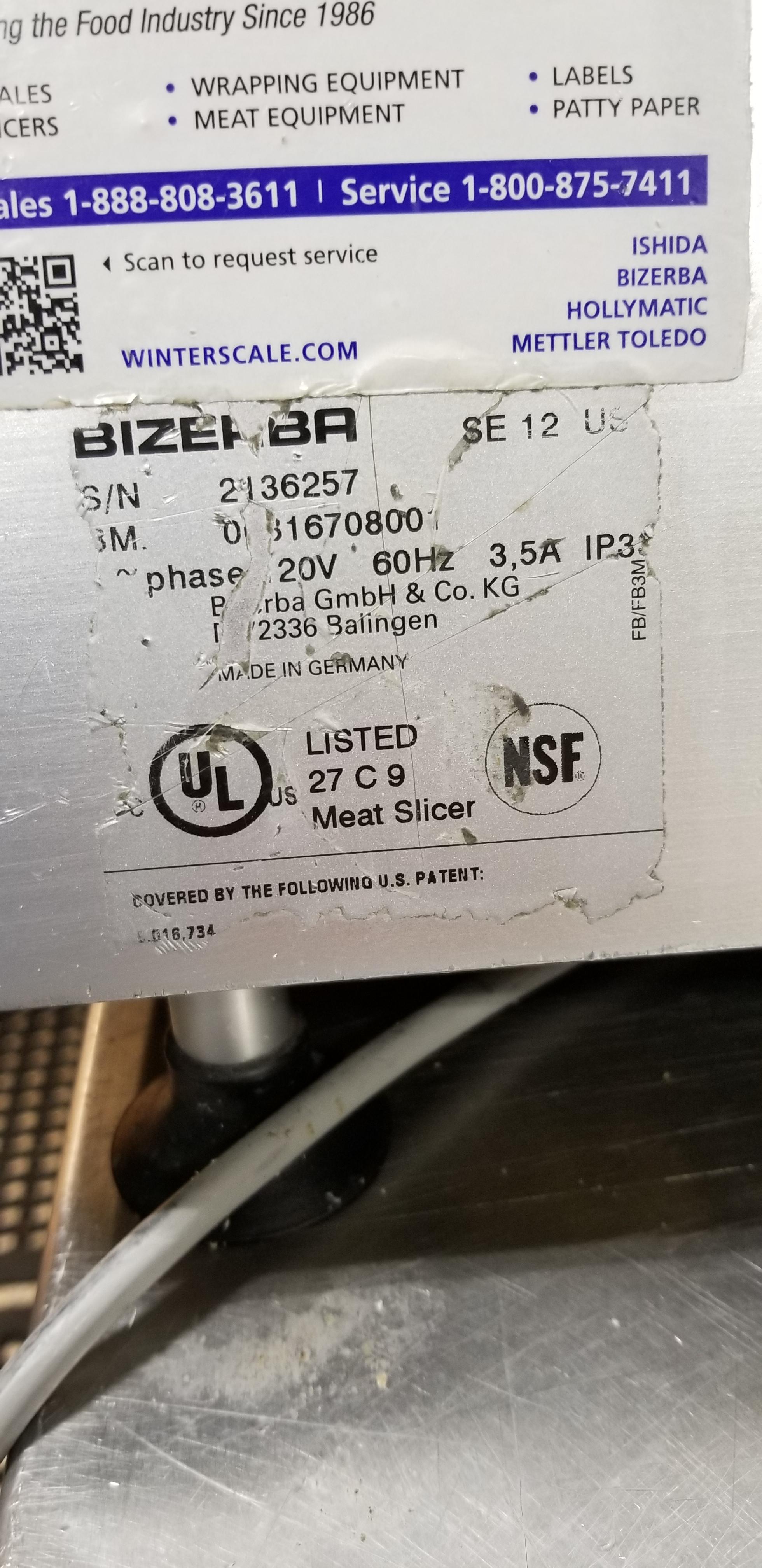 Bezerba Slicer manual