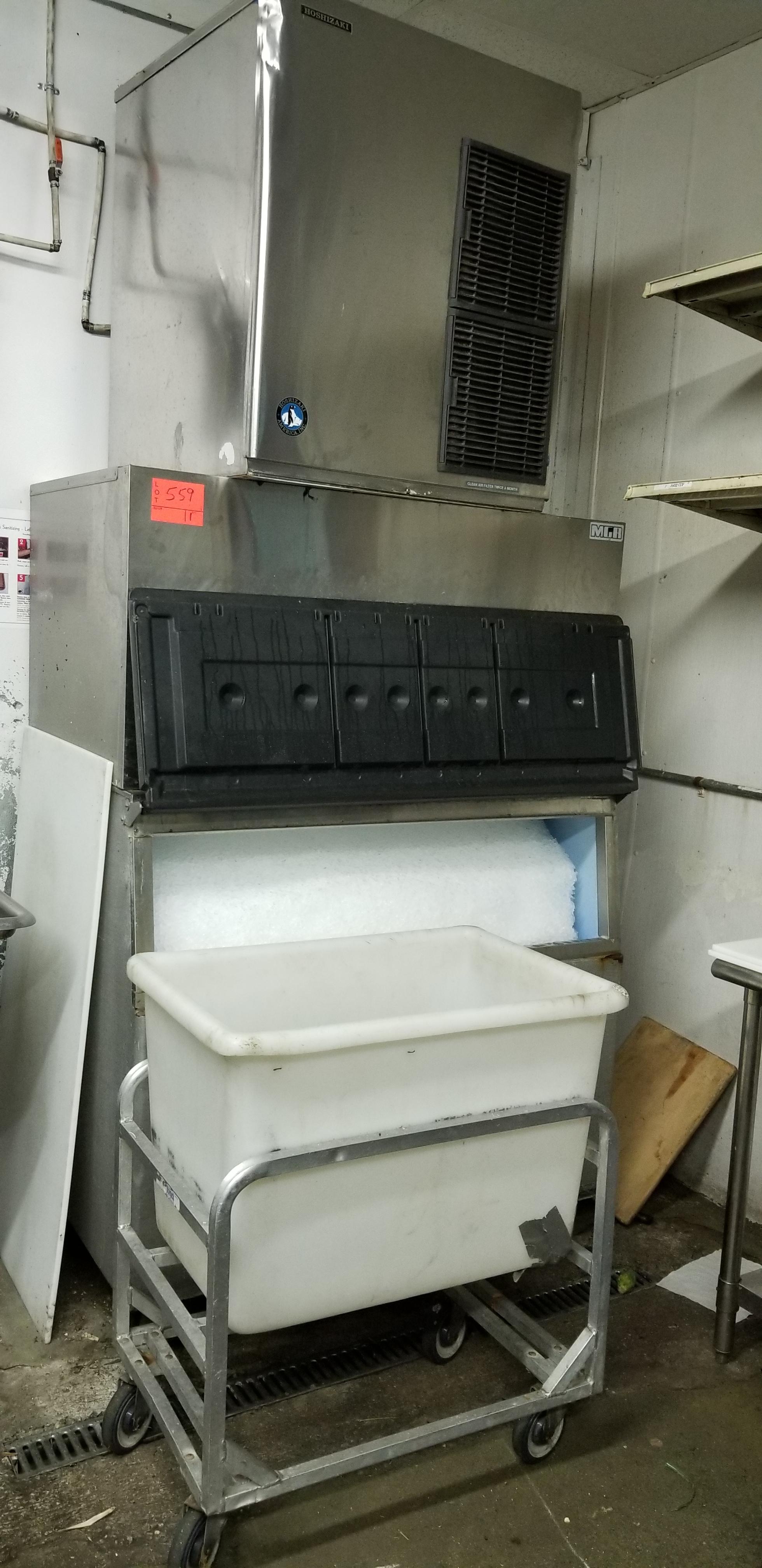 Hoshizaki Ice Maker w/MGR Bin