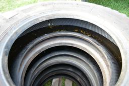 (4) 295/75R22.5 Tires - Sells Together