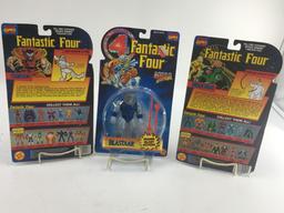 3 FANTASTIC FOUR ACTION FIGURES
