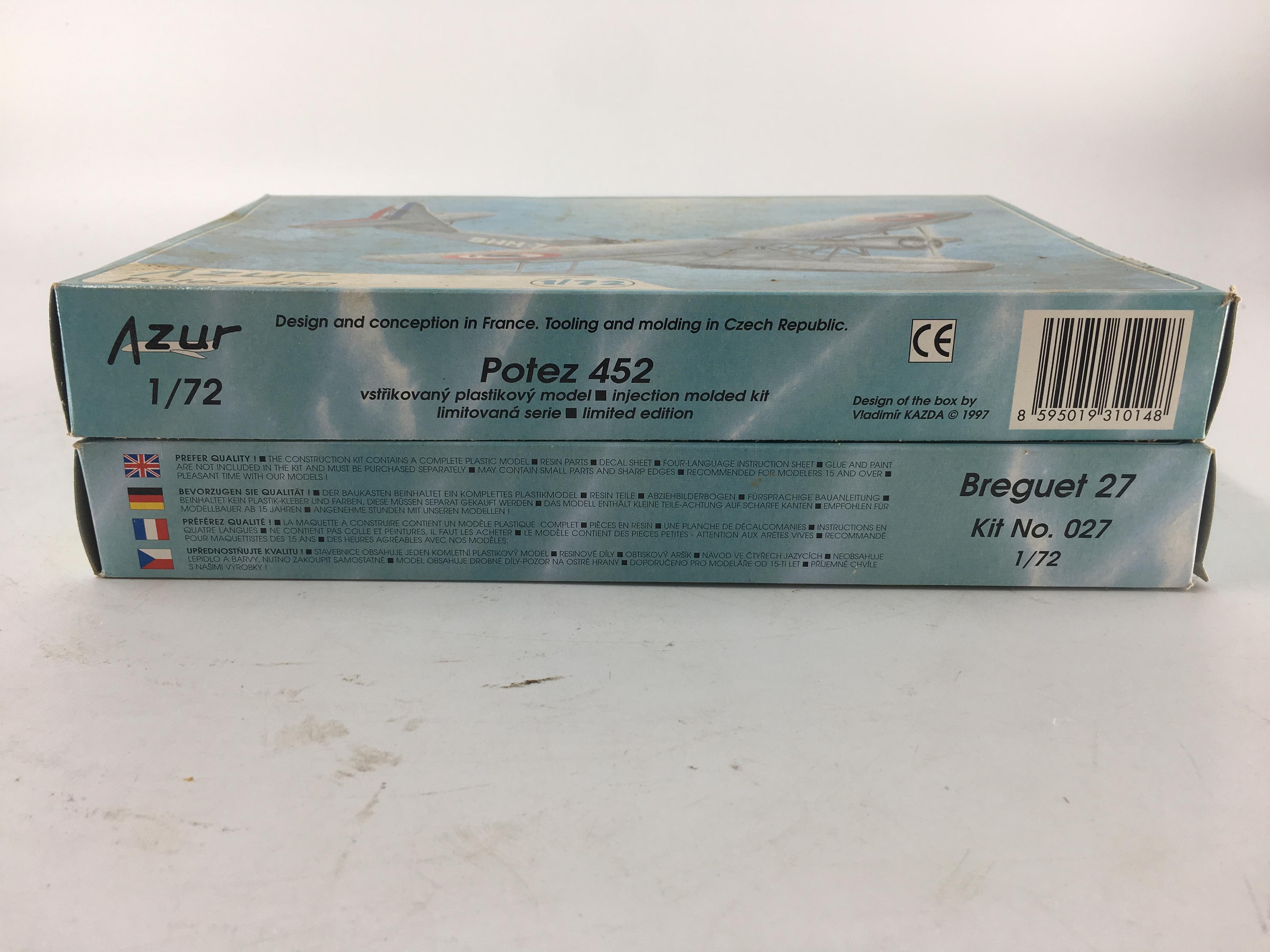 2 AZUR MODELS 1/72 SCALE