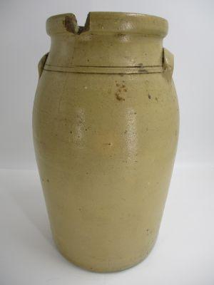 4 Gal. Decorated Eastern American Salt Glaze Churn