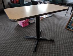 24"x 42" Single leg table
