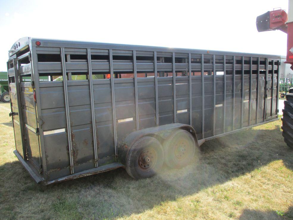 1999 Titan Gooseneck Stock Trailer