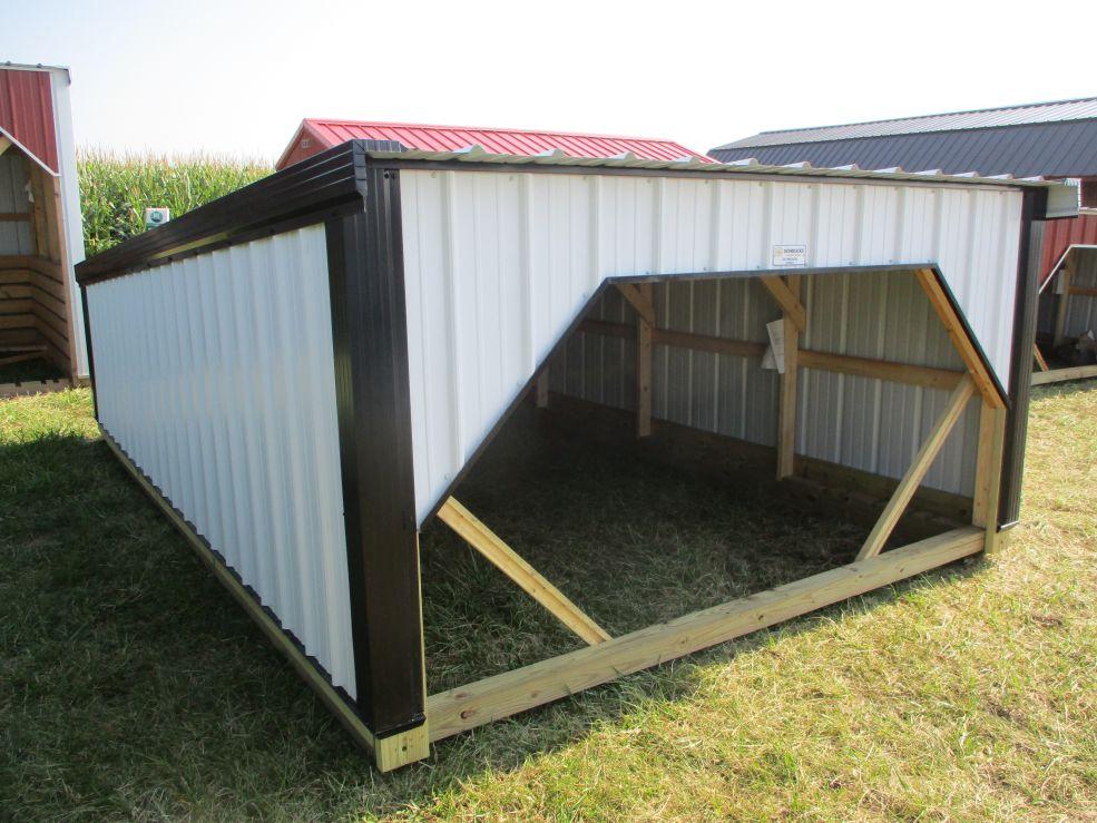 10' x 16' Calf Hutch