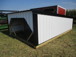 10' x 16' Calf Hutch