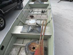Jon Boat and Trailer