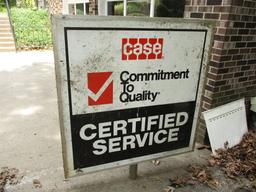 Case Tractor Dealership Sign