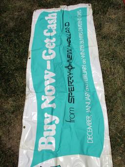 1972 Sperry New Holland Dealership Banner