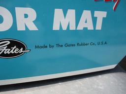 NOS Gates Belts Door Mat Sign