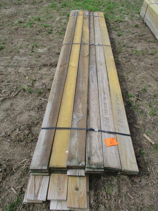 (33) 1" x 6" Treated