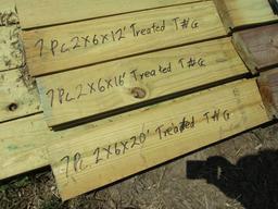 (21) 2" x 6" Treated Tongue and Groove