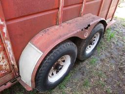 1992 Circle D Gooseneck Livestock Trailer