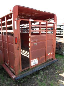 1992 Circle D Gooseneck Livestock Trailer