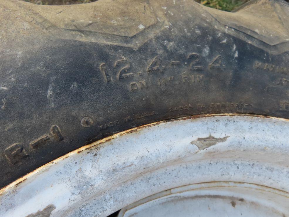 12.4-24 Tire and Rim