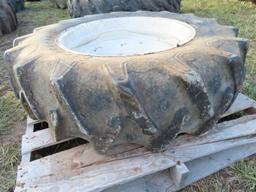 12.4-24 Tire and Rim