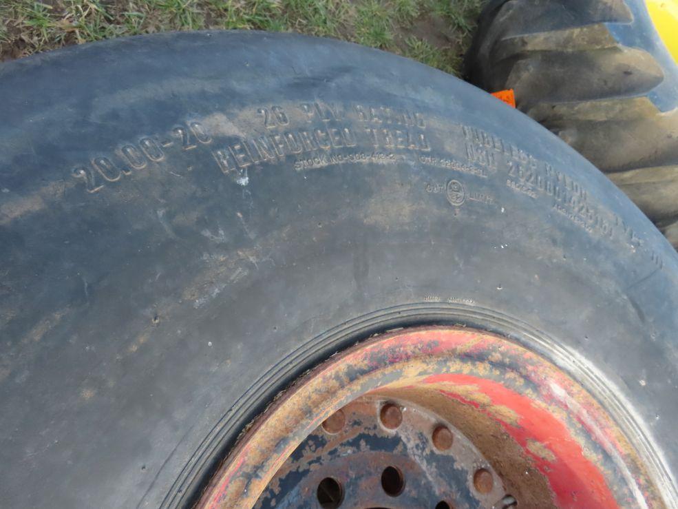 (2) Implement Tires and Rims