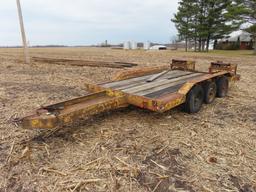 Triple Axle Equipment Trailer