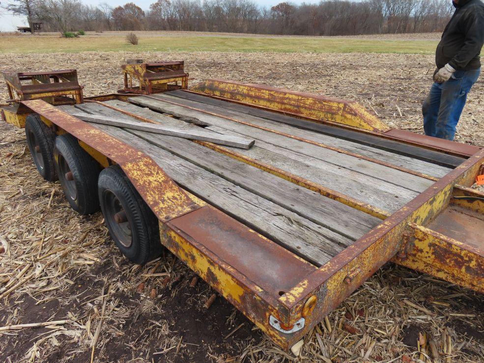 Triple Axle Equipment Trailer