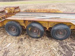 Triple Axle Equipment Trailer