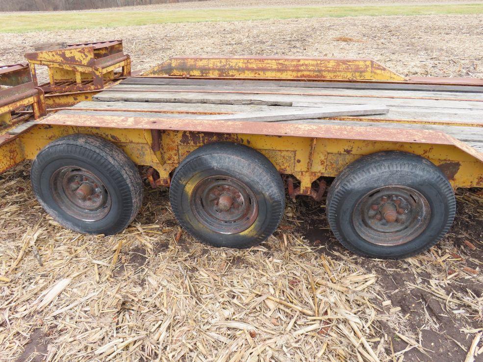 Triple Axle Equipment Trailer