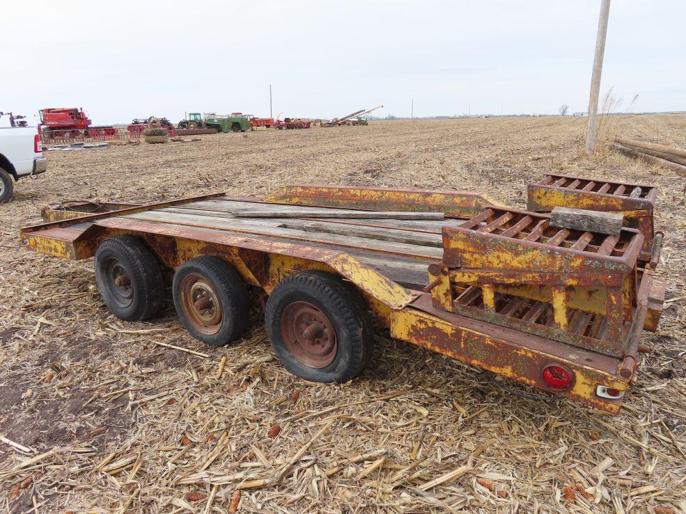 Triple Axle Equipment Trailer