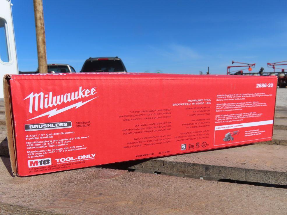 Milwaukee M18 Brushless 4-1/2"/5" Cut Off Grinder