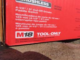 Milwaukee M18 Brushless 4-1/2"/5" Cut Off Grinder