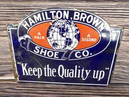 Hamilton Brown Shoe Porc. Sign