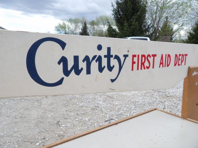 Curity First Aid Dept. Store Display Shelf