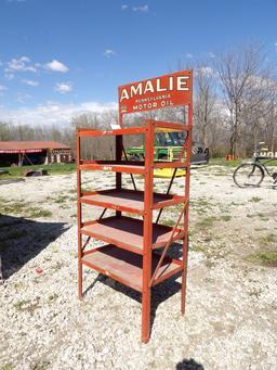 Amalie Pennsylvania Motor Oil Store Display Rack