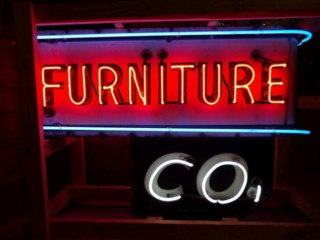 Furniture Company Bullnose Neon Sign