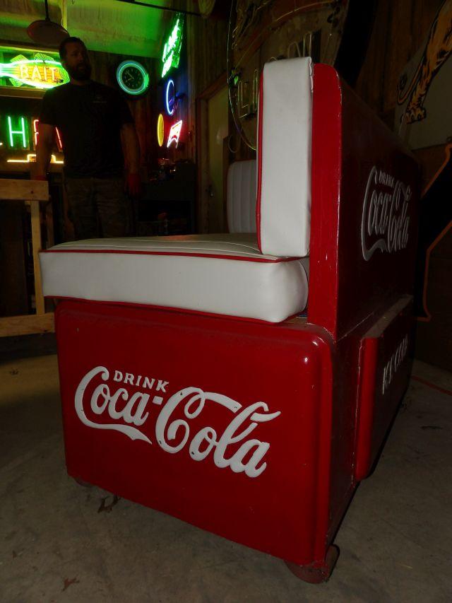 Coca Cola Cooler Corner Seat