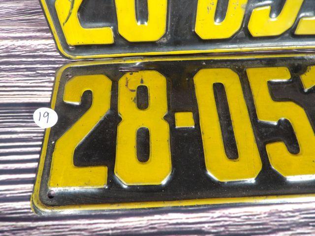 1923 Iowa License Plates