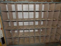 Wooden Mail Sorting Cabinet/Cubbie